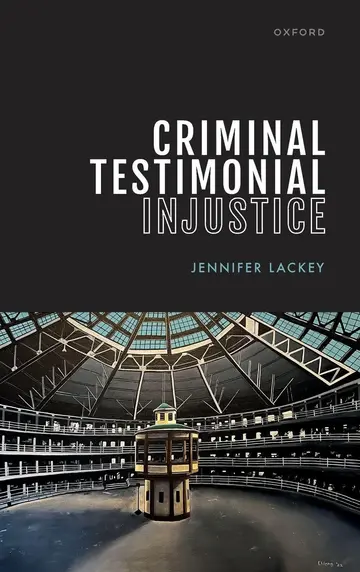 Cover of Criminal Testimonial Injustice