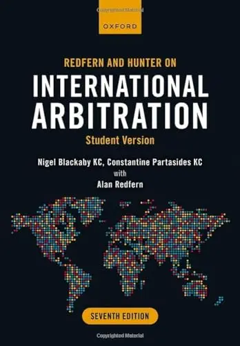 Cover of Redfern and Hunter on International Arbitration