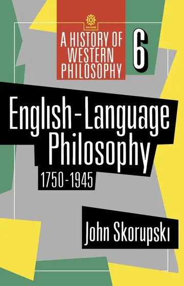 Cover of English-Language Philosophy 1750-1945