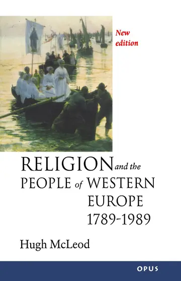 Cover of Religion and the People of Western Europe 1789-1990