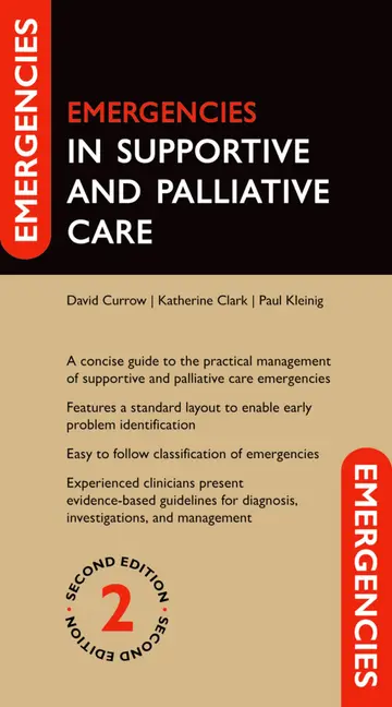 Cover of Emergencies in Supportive and Palliative Care