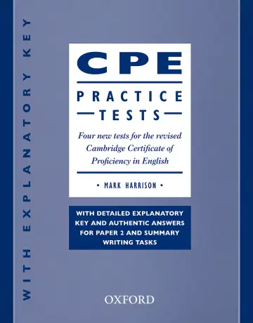 Cover of CPE Practice Tests