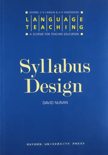 Cover of Syllabus Design