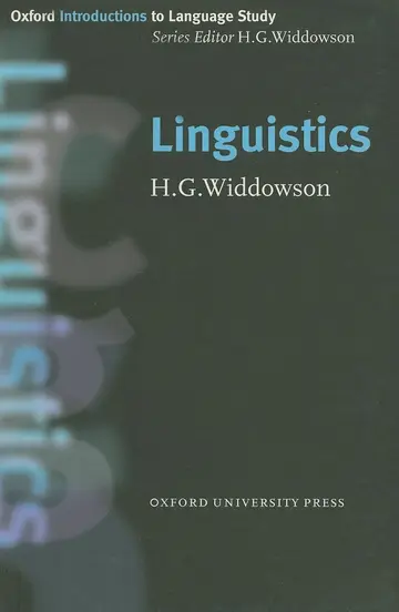 Cover of Linguistics