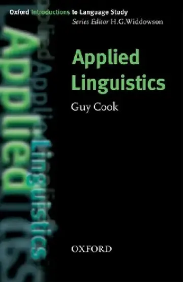 Cover of Applied Linguistics