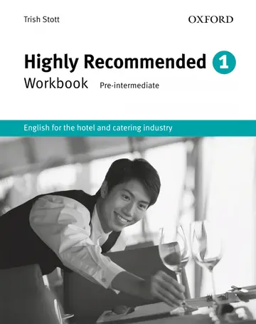 Cover of Highly Recommended Pre-Intermediate Work Book 1