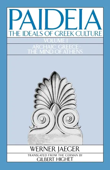 Cover of Volume I. Archaic Greece