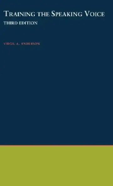 Cover of Training the Speaking Voice