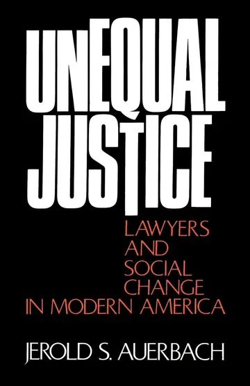 Cover of Unequal Justice