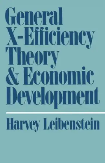 Cover of General X-Efficiency Theory and Economic Development