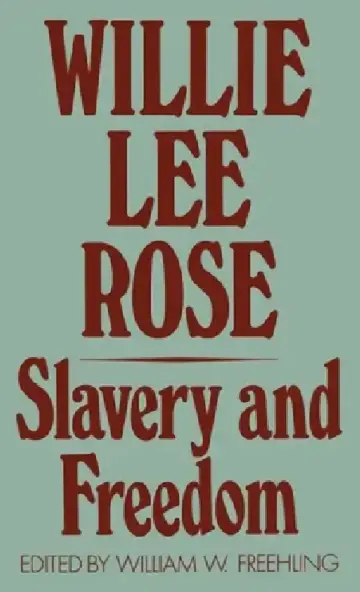 Cover of Slavery and Freedom