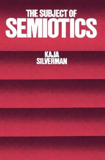 Cover of The Subject of Semiotics