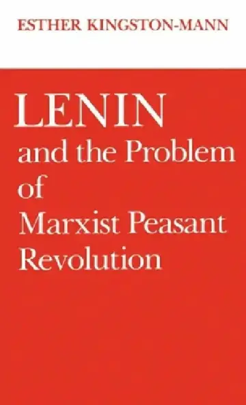 Cover of Lenin and the Problem of Marxist Peasant Revolution
