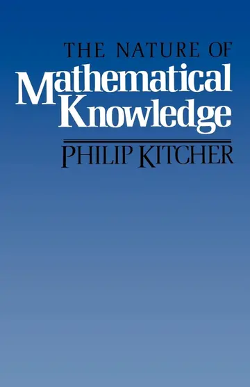 Cover of The Nature of Mathematical Knowledge