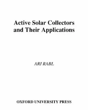 Cover of Active Solar Collectors and Their Applications