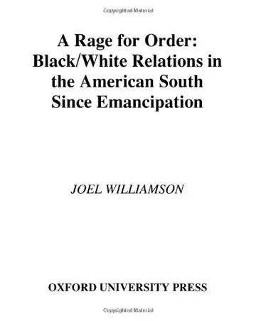 Cover of A Rage for Order