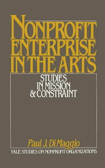Cover of Nonprofit Enterprise in the Arts