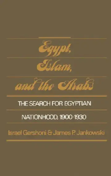 Cover of Egypt, Islam, and the Arabs