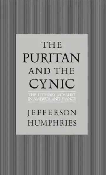 Cover of The Puritan and the Cynic
