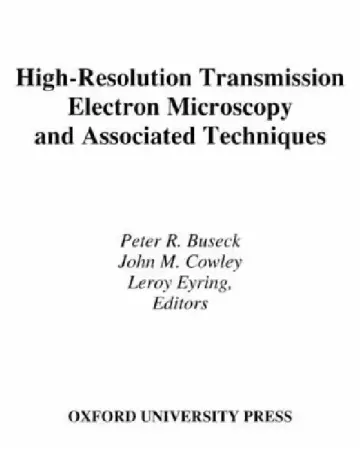 Cover of High-Resolution Transmission Electron Microscopy