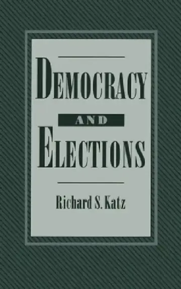 Cover of Democracy and Elections