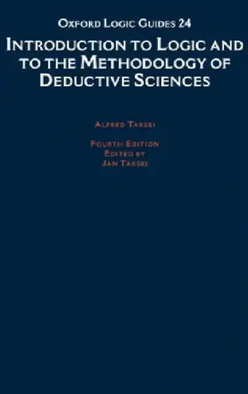 Cover of Introduction to Logic and to the Methodology of the Deductive Sciences