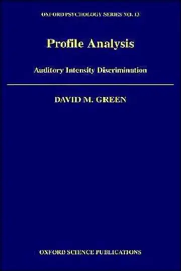 Cover of Profile Analysis