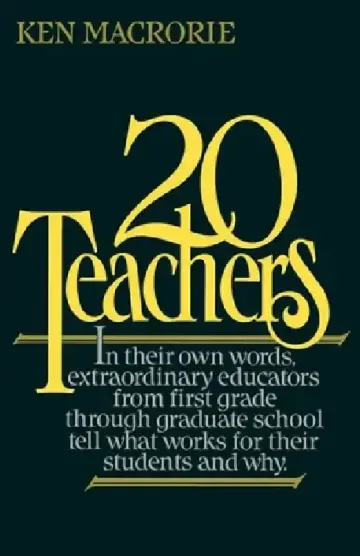 Cover of Twenty Teachers