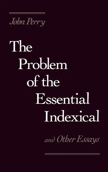 Cover of The Problem of the Essential Indexical