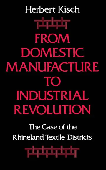 Cover of From Domestic Manufacture to Industrial Revolution