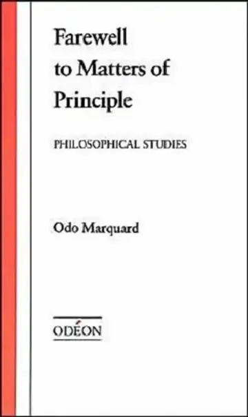 Cover of Farewell to Matters of Principle