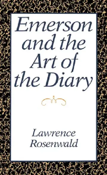 Cover of Emerson and the Art of the Diary