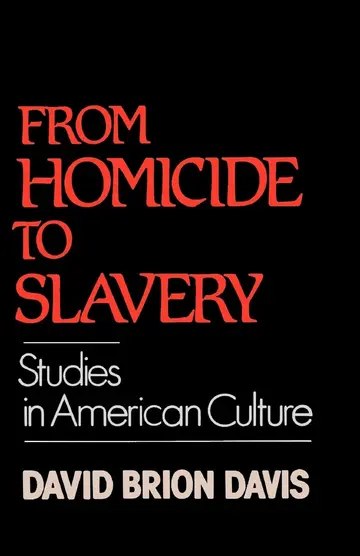 Cover of From Homicide to Slavery