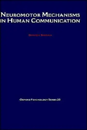 Cover of Neuromotor Mechanisms in Human Communication
