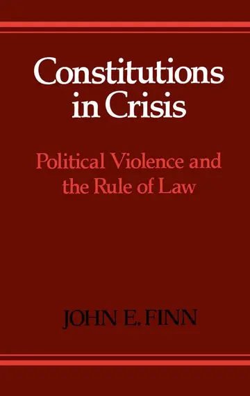 Cover of Constitutions in Crisis