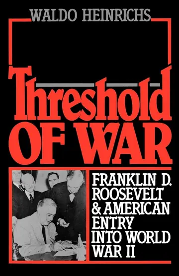 Cover of Threshold of War