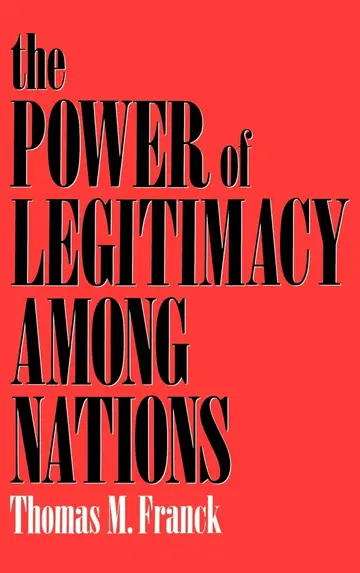 Cover of The Power of Legitimacy among Nations