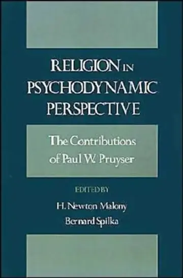 Cover of Religion in Psychodynamic Perspective
