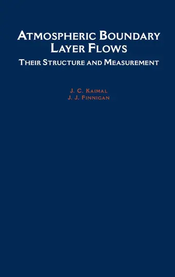 Cover of Atmospheric Boundary Layer Flows