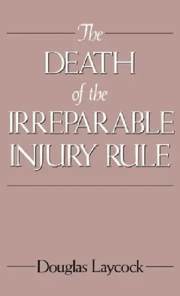 Cover of The Death of the Irreparable Injury Rule