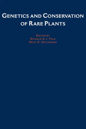 Cover of Genetics and Conservation of Rare Plants