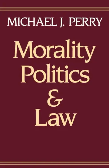 Cover of Morality, Politics, and Law