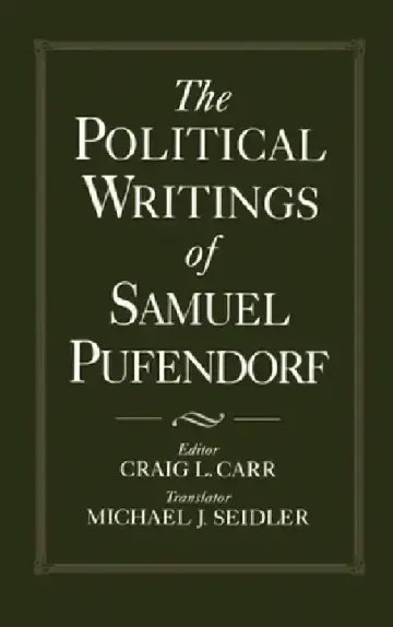 Cover of The Political Writings of Samuel Pufendorf
