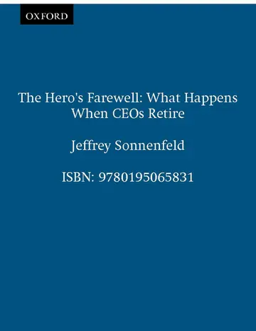 Cover of The Hero's Farewell