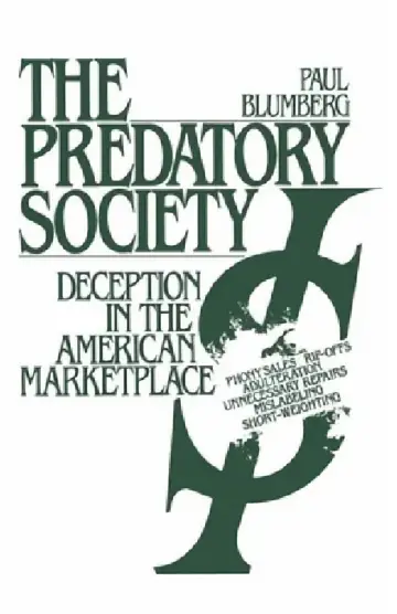 Cover of The Predatory Society