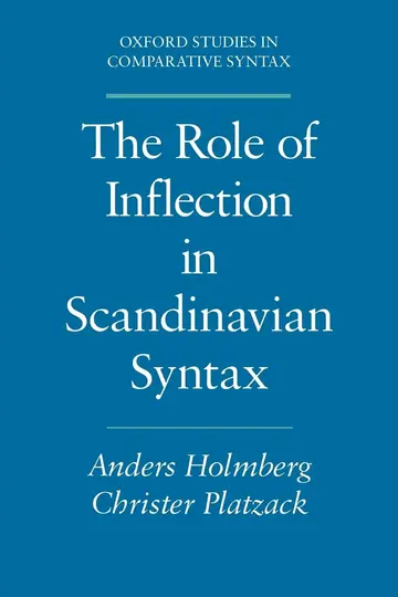 Cover of The Role of Inflection in Scandinavian Syntax