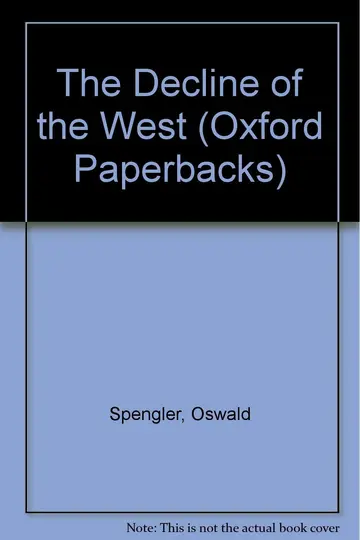 Cover of The Decline of the West