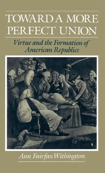Cover of Toward a More Perfect Union
