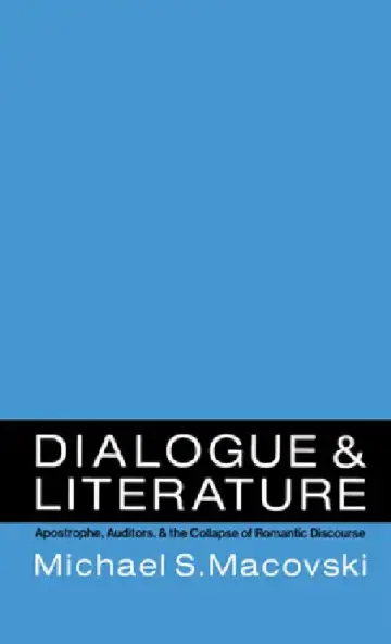 Cover of Dialogue and Literature
