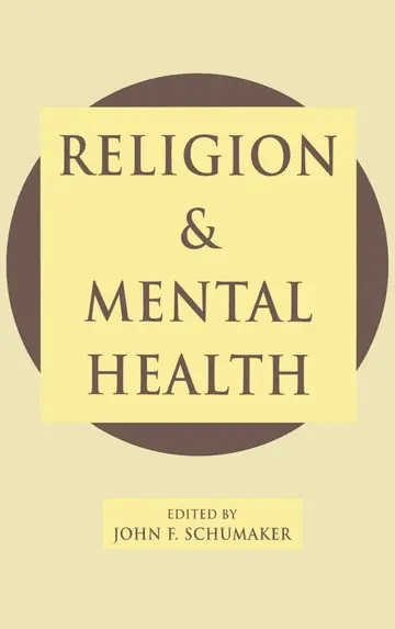 Cover of Religion and Mental Health